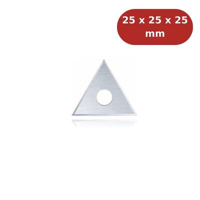 Lame grattoir triangle 25x25x25mm WERKU WER00336