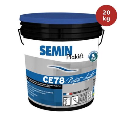 Enduit joint allégé Plakist CE 78 Perfect'Light 20kg SEM00004