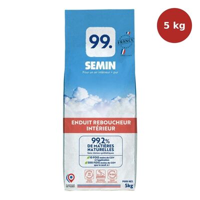 Enduit reboucheur naturel SEMIN 99 5kg SEM00087