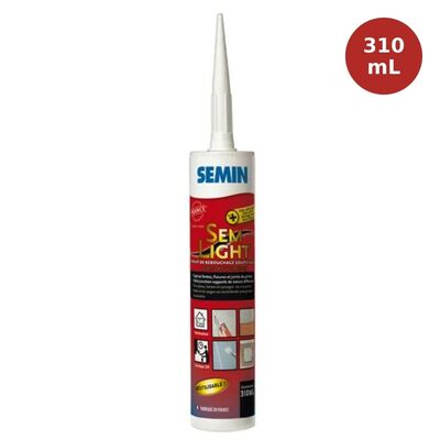 Enduit pâte allégée de rebouchage et lissage intérieur SEM'LIGHT 310mL SEM00115