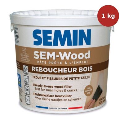Reboucheur bois SEM-WOOD 1kg SEM00269