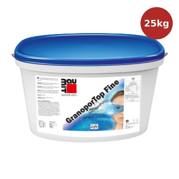 Enduit de finition acrylique GranoporTop Fine 25kg BAU00007