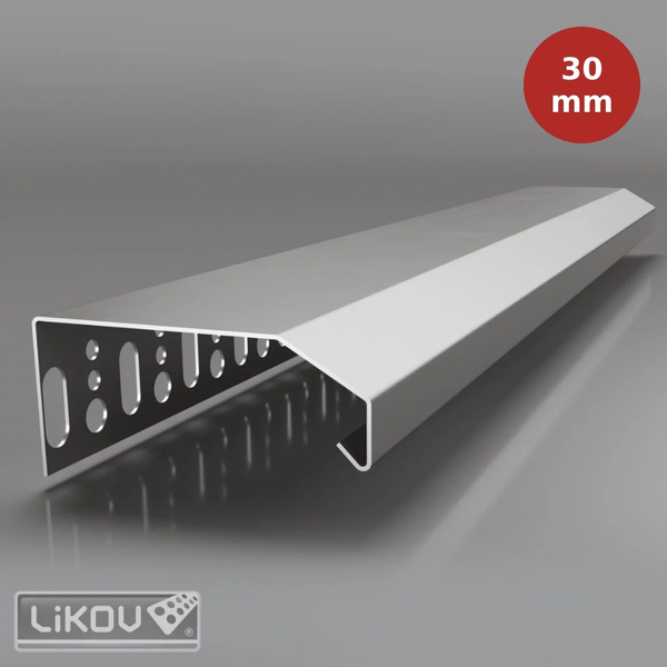 Profilé de couronnement LU-Z. Longueur 2,5ml - largeur 30mm LIK00055