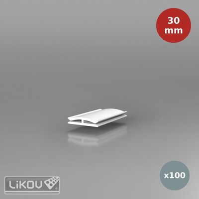 Raccord de rails de départ PVC 30mm LIK00104