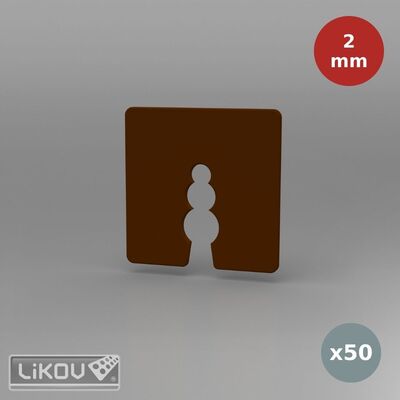 Cale d'ajustement ITE 2mm LIK00105