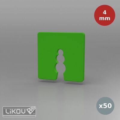 Cale d'ajustement ITE 4mm LIK00107