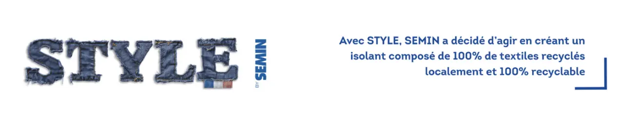 Isolant 100% recyclé et recyclable