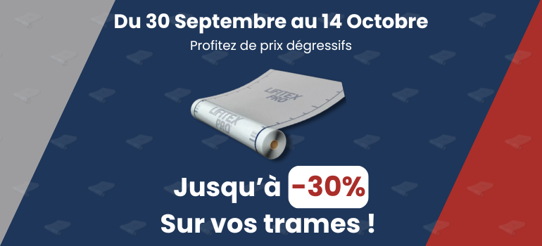 Trame d'armature jusqu'à -30% jusqu'au 14 octobre