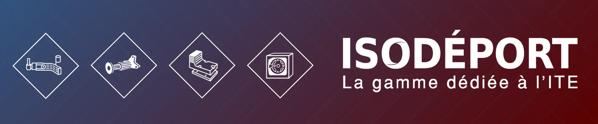 Image présentant la gamme ISODEPORT, gamme dédiée à l'ITE