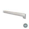Embout de finition 400 mm, appui de fenêtre (x 2) - RAL 9016 - Blanc ALU00001