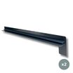 Embout de finition 400mm, appui de fenêtre (x 2) - RAL 7016 GRIS ANTHRACITE ALU00002