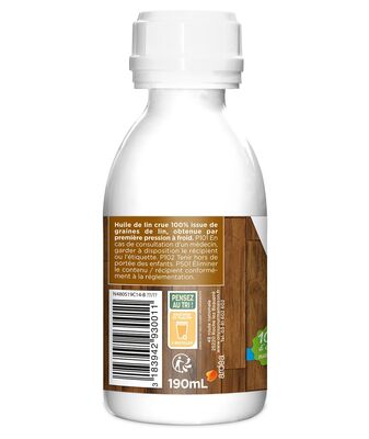Huile de lin crue 100% 190mL Onyx ARD00072