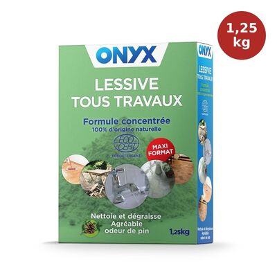 Lessive tous travaux 1,25kg Onyx ARD00277