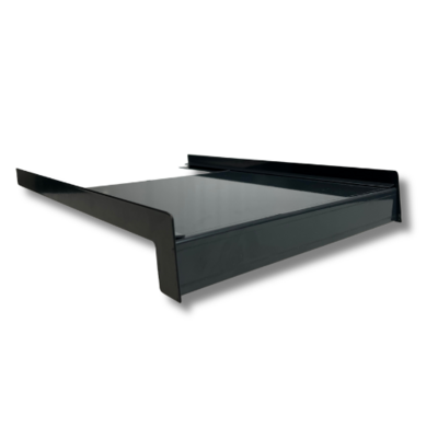 Embout de finition 400 mm pour appui de fenêtre par 2, RAL 7016 Gris ASG00002
