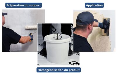 CT60 Acrylic Elastic CERESIT - Enduit acrylique façade grain 1,5mm 25kg CER00003