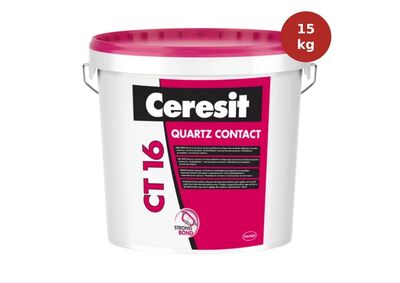CT16 Quartz Contact CERESIT - Primaire d'accroche façade enduits ITE 15kg CER00004