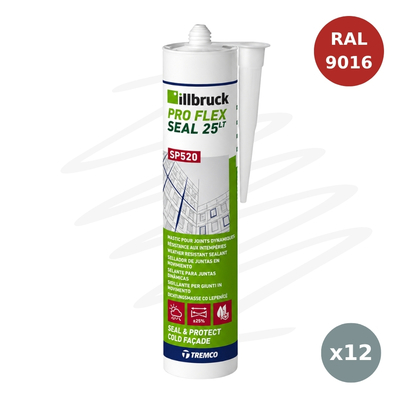 Mastic-colle hybride SP520 Illbruck blanc RAL 9016 310 mL ILL00147