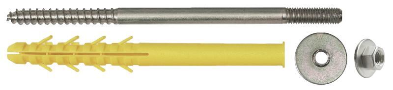 Vis 2 filets ISO M12 / 16 x 300mm ING00160