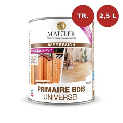 Primaire bois universel 2,5L incolore Mauler MAU00189