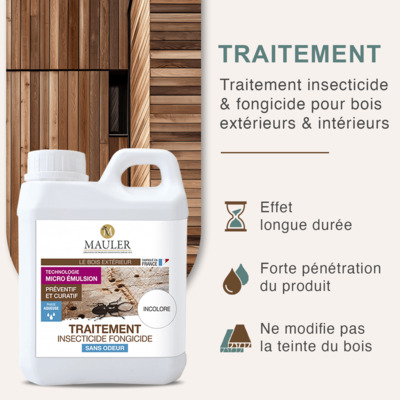 Traitement insecticide et fongicide incolore 5L Mauler MAU00253