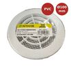GR.RONDE VENT. PVC BLC D100 PAN00011