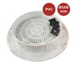 GR.RONDE VENT. PVC BLC D100 PAN00011