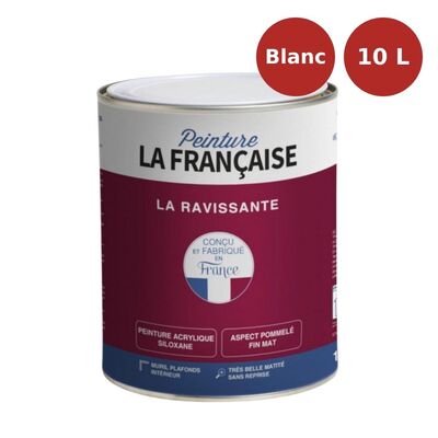Peinture plafonds La Ravissante blanc 10L PLF00001