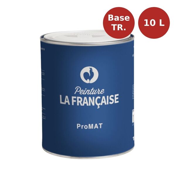 Peinture acrylique mate ProMat base transparente10L PLF00146