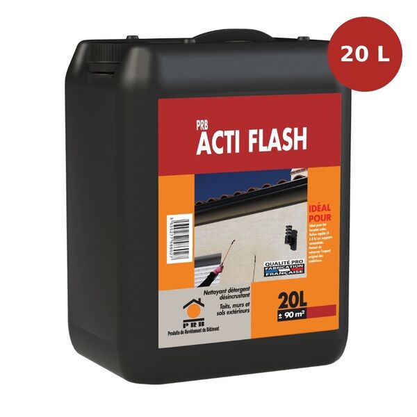 Nettoyant détergent hydrofuge façade PRB ACTI FLASH 20L PRB00411