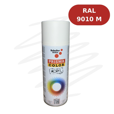 Aérosol Prisma Color Mat 400mL - RAL 9010M Blanc Cassé Mat SCH01646