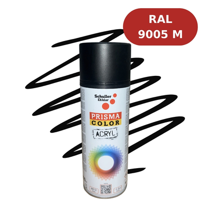 Aérosol Prisma Color Mat 400mL - RAL 9005M Noir Mat SCH01647