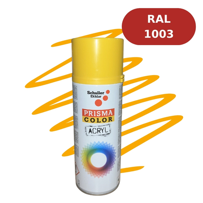 Aérosol Prisma Color 400mL - RAL 1003 Jaune Signalisation SCH01676