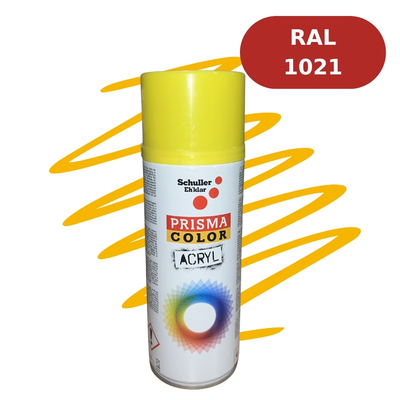 Aérosol Prisma Color 400mL - RAL 1021 Jaune Colza SCH01677