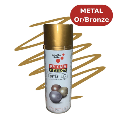 Aérosol Prisma Effect Metallic Pro 400mL - Or/bronze SCH01680