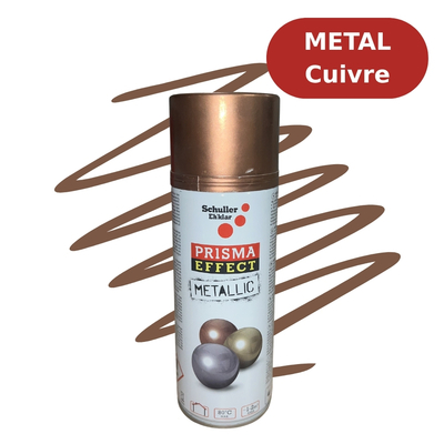 Aérosol Prisma Effect Metallic Pro 400mL - Cuivre SCH01682