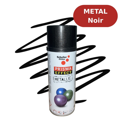 Aérosol Prisma Effect Metallic 400mL - Noir Métallique SCH01686