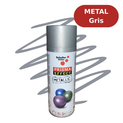 Aérosol Prisma Effect Metallic 400mL - Gris Métallique SCH01687