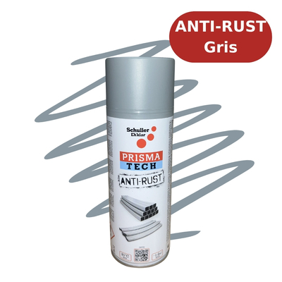 Aérosol Prisma Tech Anti-Rust 400mL - Gris anti-rouille SCH01690
