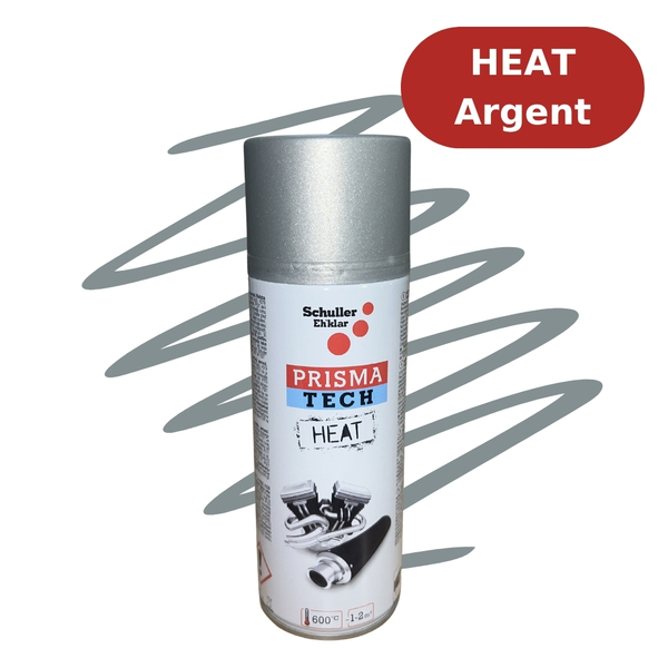 Aérosol Prisma Tech Heat 600°C 400mL - Argent SCH01701