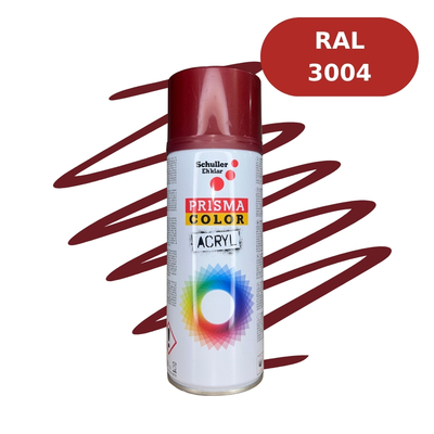 Aérosol Prisma Color 400mL - RAL 3004 Rouge Pourpre SCH01727