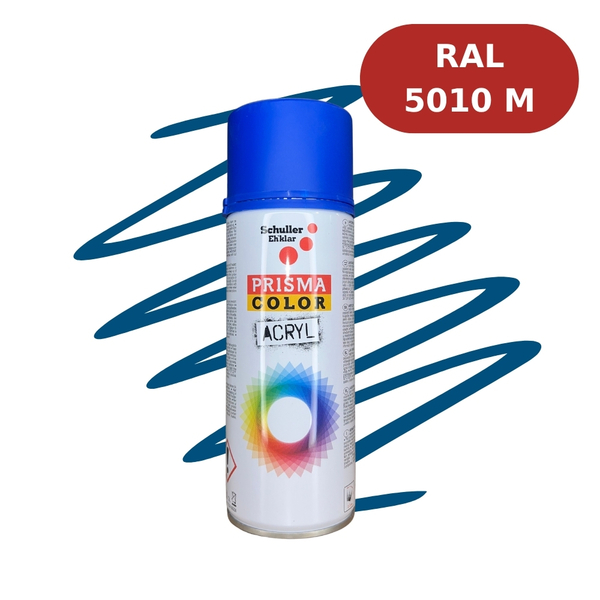 Aérosol Prisma Color Mat 400mL - RAL 5010M Bleu Gentiane Mat SCH01740
