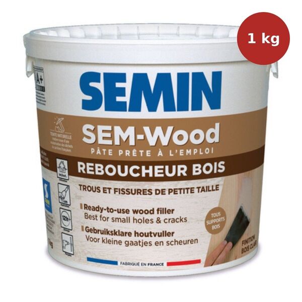 Reboucheur bois SEM-WOOD 1kg SEM00269