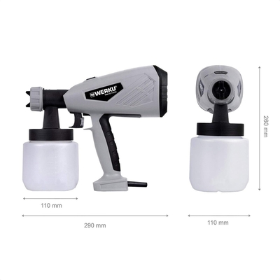 Pistolet à peinture aspirant HVLP 500W WER00044