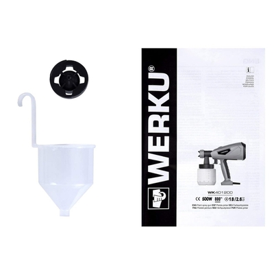 Pistolet à peinture aspirant HVLP 500W WER00044