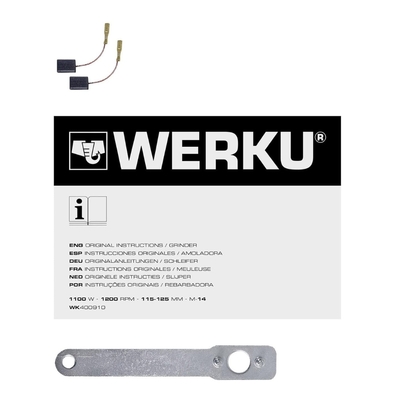 Meuleuse d'angle 125 mm 1100W WER00058