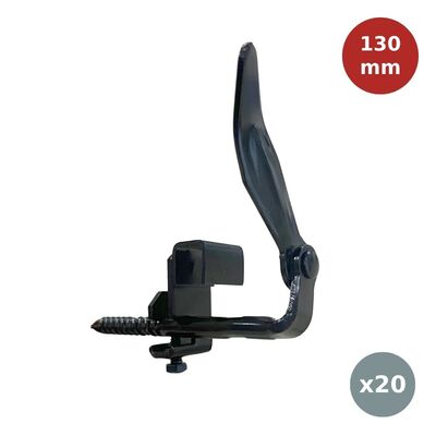 Arrêt de volet à visser 130mm avec butée ISODEPORT GEO00011